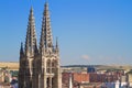 Gothic Pinnacles of Burgos Cathedral. Spain