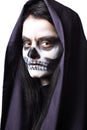 Gothic portrait of dead woman Royalty Free Stock Photo