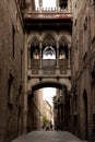 The Gothic Quarter of Barcelona, Spain, is steeped in history, with narrow streets that lead to hidden squares and ancient