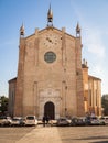 The Gothic-Renaissance dome in Montagnana, Italy.