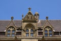 architecture with sculptured dormer window Royalty Free Stock Photo