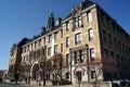 Gothic Revival building of the Lackawanna College, Vine Street facade, Scranton, PA