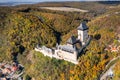 Gothic royal castle Karlstejn near Prague, Central Bohemia, Czech republic Royalty Free Stock Photo