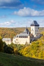 Gothic royal castle Karlstejn near Prague, Central Bohemia, Czech republic Royalty Free Stock Photo