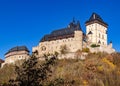 Gothic royal castle Karlstejn near Prague, czech republic Royalty Free Stock Photo