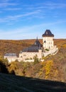 Gothic royal castle Karlstejn near Prague, czech republic Royalty Free Stock Photo