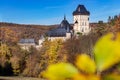 Gothic royal castle Karlstejn near Prague, czech republic Royalty Free Stock Photo