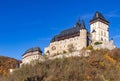 Gothic royal castle Karlstejn near Prague, czech republic Royalty Free Stock Photo