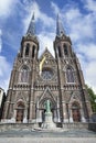 Gothic Saint Joseph Church, center of Tilburg, The Netherlands,