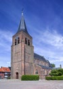 Gothic Saint-Servatius church in Ravels, Belgium