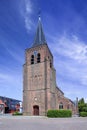 Gothic Saint-Servatius church in Ravels, Belgium