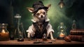 Gothic Science Halloween Pet: A Dog\'s Mischief In A Magic Laboratory
