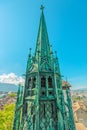 Gothic spire of Saint-Pierre Cathedral