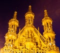 Gothic spires City hall of Leuven , Belgium Royalty Free Stock Photo