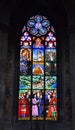 Gothic stained-glass window
