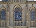 Gothic stained window Royalty Free Stock Photo