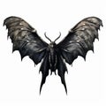 Gothic Steampunk Flying Bat With Intricate Body-painting