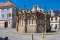 Gothic Stone Fountain in Kutna Hora