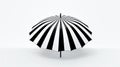 Gothic Striped Umbrella With Explosive Pigmentation - Cinematic 3d Render