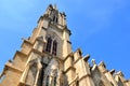 Gothic style Catholic church tower Royalty Free Stock Photo