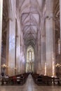 Gothic style church at the Monestary of Alcobaca in Portugal