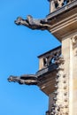 Gothic style Gargoyle on St Vitus\' Cathedral, Prague Royalty Free Stock Photo