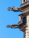 Gothic style Gargoyle on St Vitus\' Cathedral, Prague Royalty Free Stock Photo