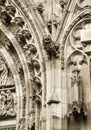 Gothic style Gargoyle on St Vitus' Cathedral, Prague Royalty Free Stock Photo