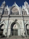 Gothic Templo Expiatorio facade Royalty Free Stock Photo