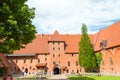 Gothic Teutonic castle in Malbork, Poland. Royalty Free Stock Photo