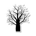 Gothic Tree Sticker