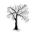 Gothic Tree Sticker