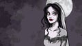 Gothic Vampire Bride Halloween Outfit