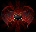 Gothic vampire heart