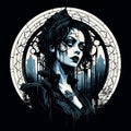 Gothic Vector Art Dark Compositions And Antebellum Gothic Portraits