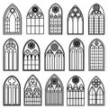 Gothic Window Silhouettes