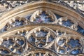 Gothic window of St.Vitus cathedral in Prague