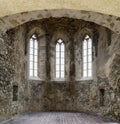 Gotické okná na zámku