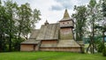 Gothic wooden church in Grywald