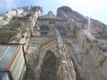 The gotic cathetral St Petrus Dom in Regensburg. Royalty Free Stock Photo