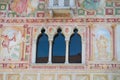 Gotic venetian windows from the Spilimbergo's castle Royalty Free Stock Photo