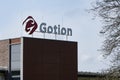 Gotion company\'s logo, Gotion High-Tech Company, manufacturer lithium-ion and lithium iron phosphate batteries electric