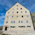 Gotthard, Switzerland. Hospice at the mountain pass