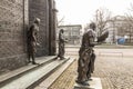 Gottingen Seven monument in Hannover Royalty Free Stock Photo