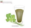 Gotu Kola Sharbat or Iranian Gotu Kola Drink with Syrup