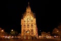 Gouda City Hall at Night Royalty Free Stock Photo
