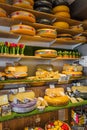 Gouda, Netherlands - April 27, 2017: Cheese shop in Gouda Royalty Free Stock Photo