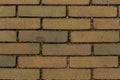 Gouda, South Holland/The Netherlands - May 19 2018: close up top down show of a side walk made of small brown old fashioned stones