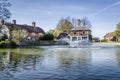 Goudhurst Village Pond Royalty Free Stock Photo