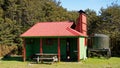 Gouland Downs hut on the Heaphy Track